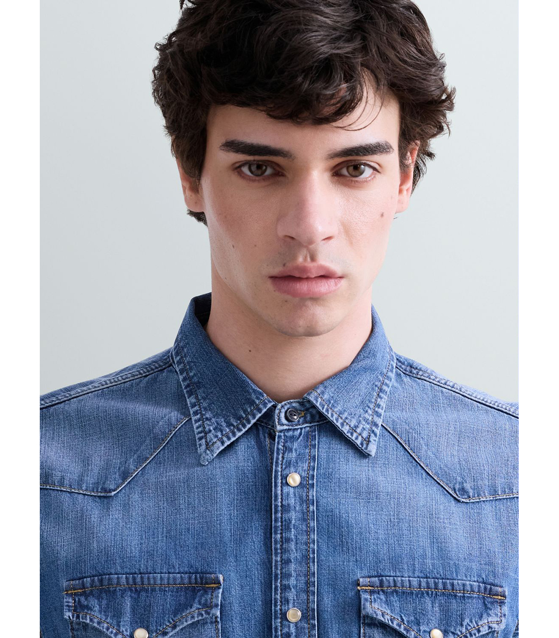 ウエスタンデニムシャツ 詳細画像 ブルー 5